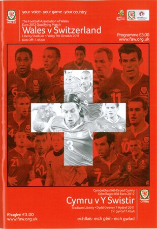 Wales v Switzerland: 7 October 2011