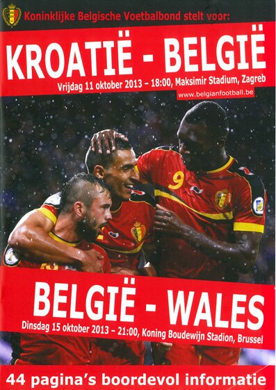 Belgium v Wales: 15 October 2013